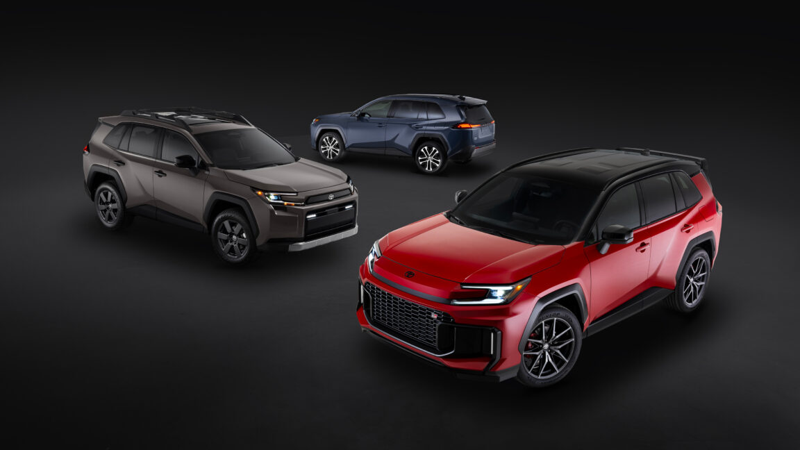 Toyota فقط New RAV4 را با پیشرانه های هیبریدی و PHEV آغاز می کند